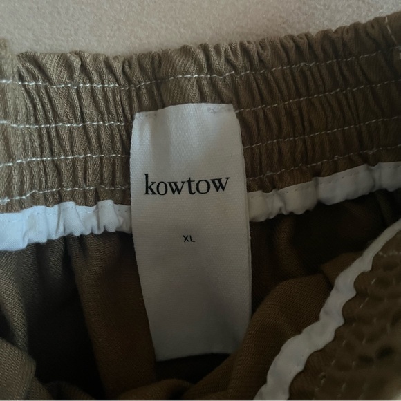 Kowtow Triangle Skirt Organic Cotton Earth Denim Camel Size XL - Picture 4 of 14